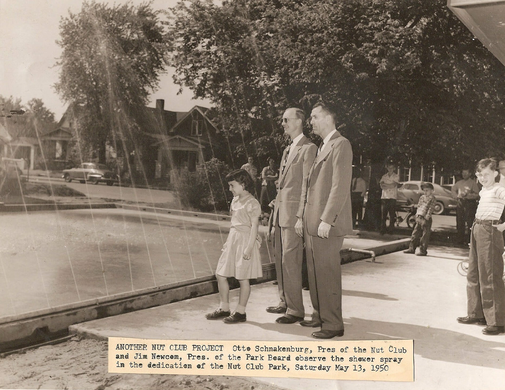 Nut Club Park Dedication